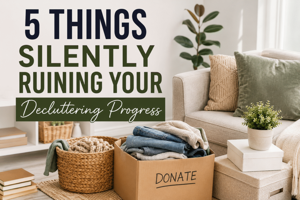 decluttering tips for small homes